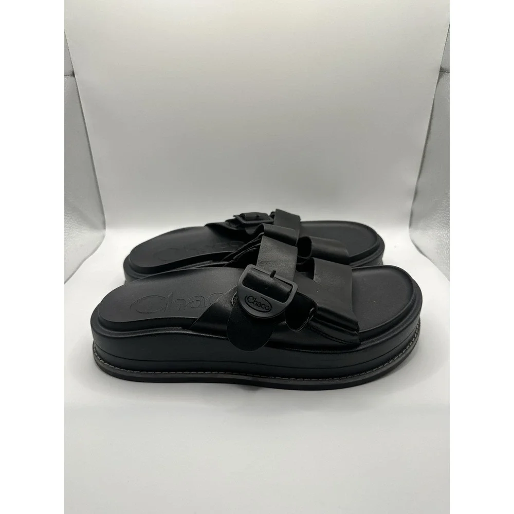 Chaco Women's Townes Slide Midform Sandals Black Womens 8